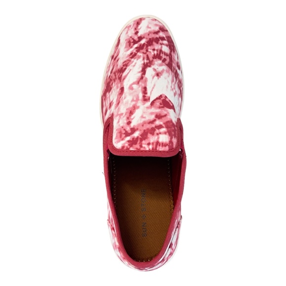 Sun + Stone Reins Red Tie Dye Comfort Slip on Loafers Sneakers Mens Size 12 13 M main image 8